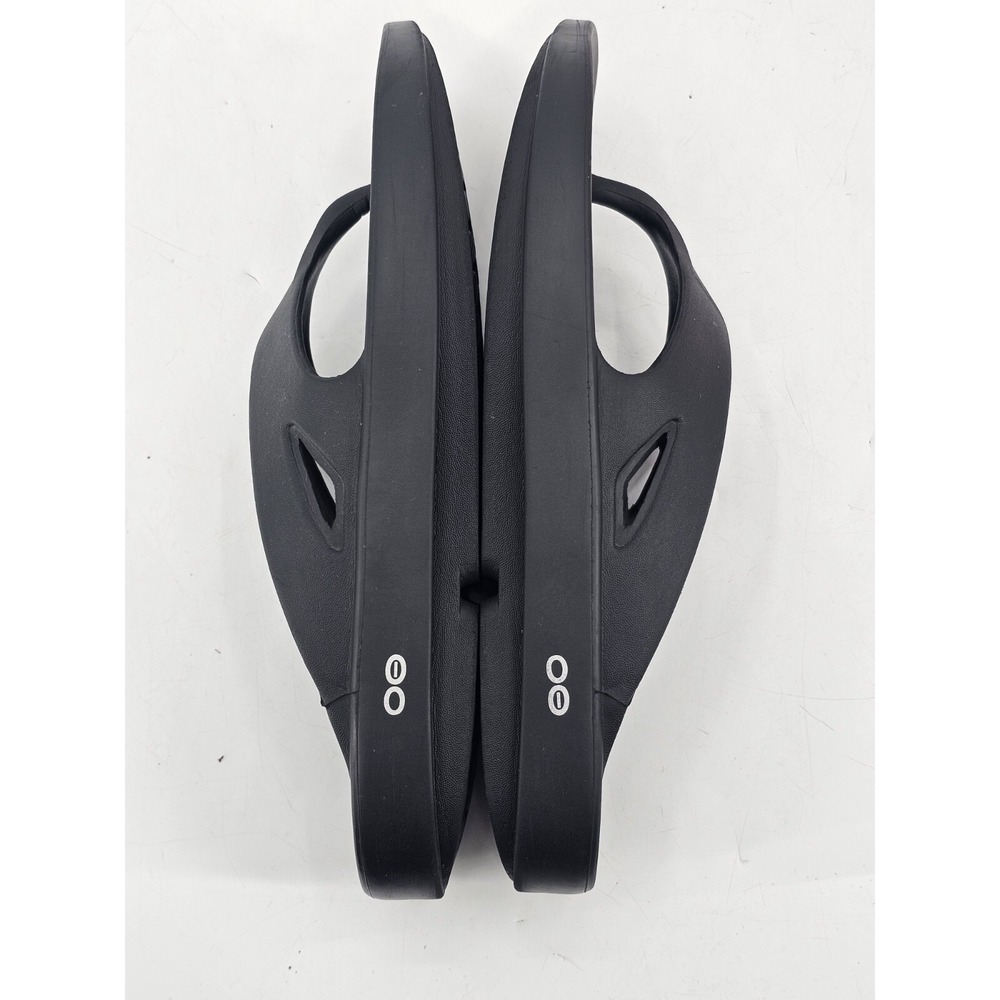 Oofos Original Unisex Recovery Thong Flip Flop Black Unisex M's 11 W's 13 EU 44 - Picture 11 of 11